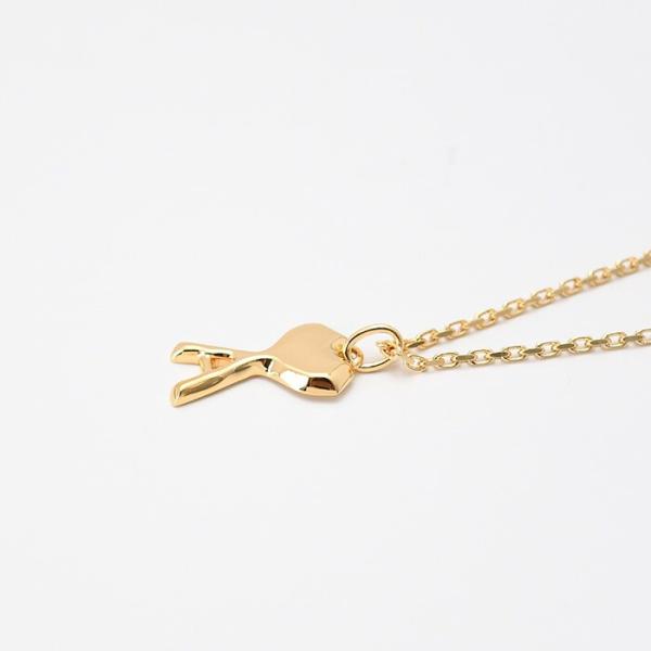 AMI PARIS Ami De Coeur スモールハンマード ペンダント