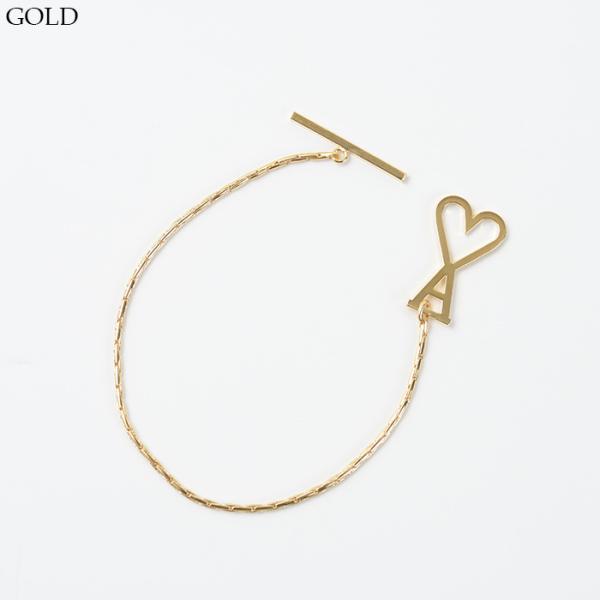 AMI PARIS AMI DE COEUR チェーンブレスレット