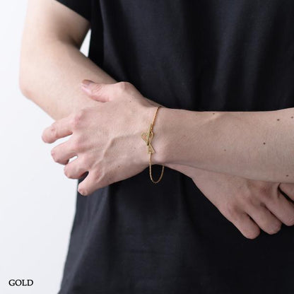 AMI PARIS AMI DE COEUR チェーンブレスレット