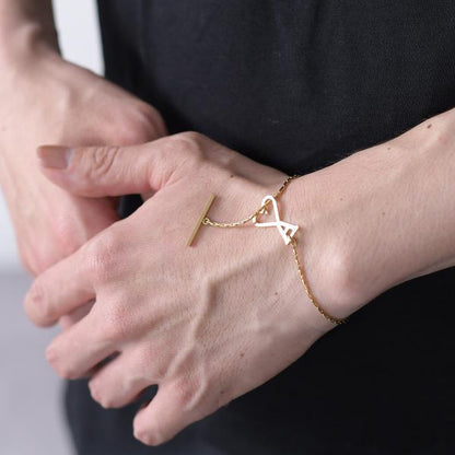 AMI PARIS AMI DE COEUR チェーンブレスレット