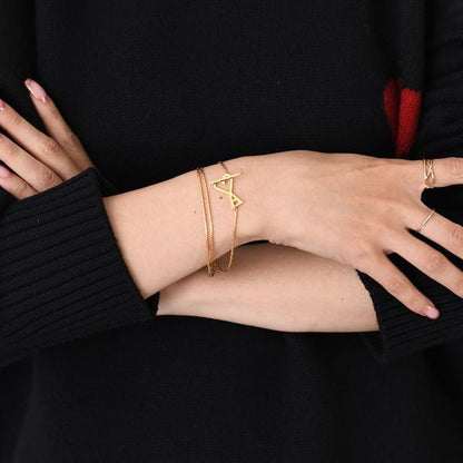 AMI PARIS AMI DE COEUR 2 IN 1 チェーンネックレス