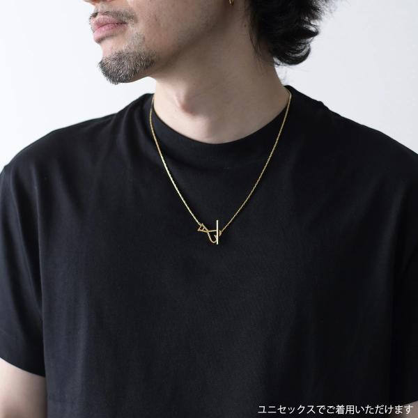 AMI PARIS AMI DE COEUR 2 IN 1 チェーンネックレス