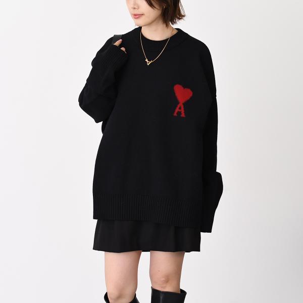 AMI PARIS AMI DE COEUR 2 IN 1 チェーンネックレス