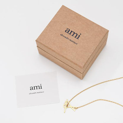 AMI PARIS AMI DE COEUR 2 IN 1 チェーンネックレス