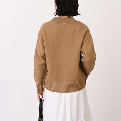 Ami De Coeur メリノウールフェルトニット カーディガン