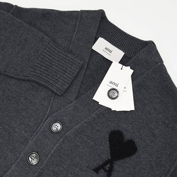 Ami De Coeur メリノウールフェルトニット カーディガン