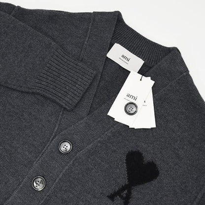 Ami De Coeur メリノウールフェルトニット カーディガン