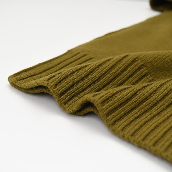 AMI PARIS Ami De Coeur Merino Wool Felt Knit Cardigan 