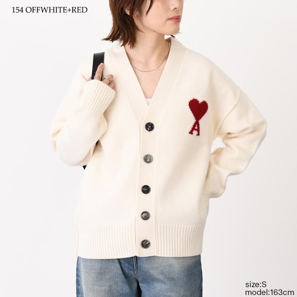 Ami De Coeur メリノウールフェルトニット カーディガン