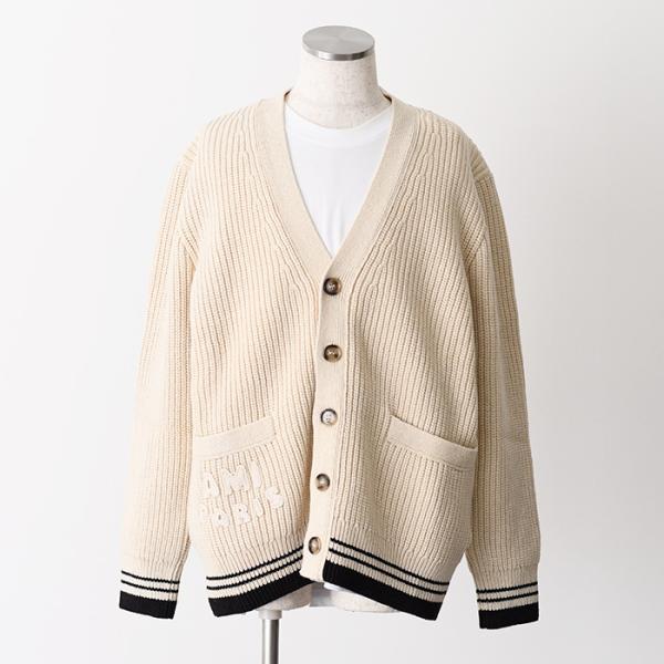 AMI PARIS カレッジ カーディガン