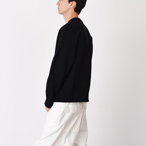 AMI PARIS AMI DE COEUR アミパリス Ami De Coeur クルーネック メリノウールフェルトニット セーター