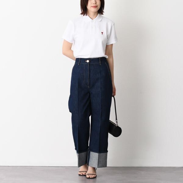 AMI PARIS オーガニックコットンピケ ポロシャツ
