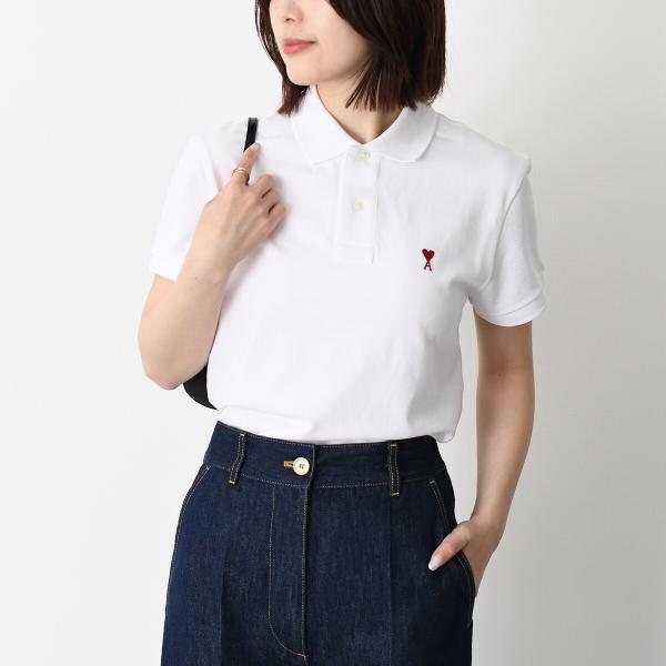 AMI PARIS オーガニックコットンピケ ポロシャツ