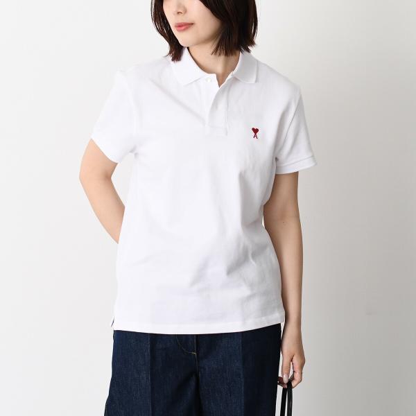 AMI PARIS オーガニックコットンピケ ポロシャツ