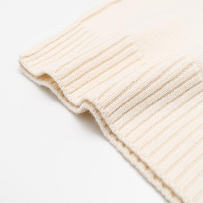 AMI PARIS Ami De Coeur Merino Wool Felt Knit Polo 