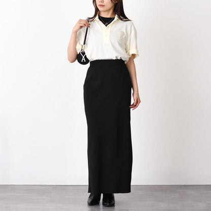 AMI PARIS Ami De Coeur スーパーライト コットンピケ ニットパッチ ショートスリーブ ポロシャツ