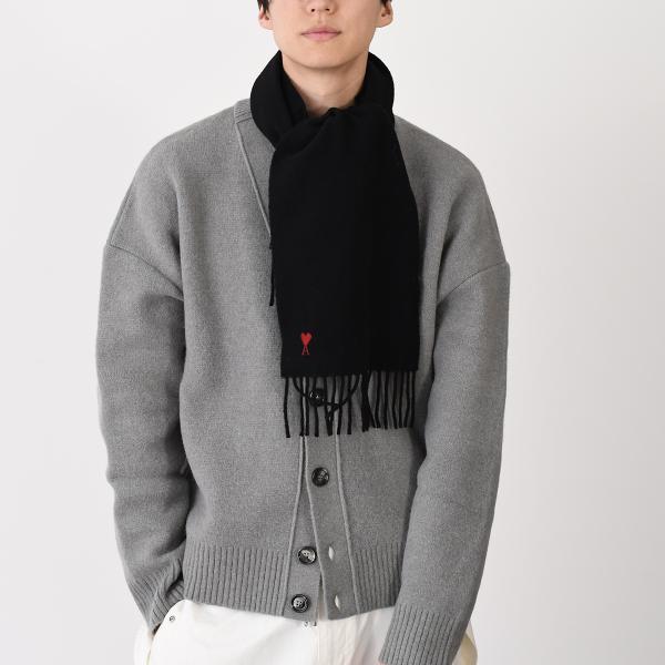 AMI PARIS AMI DE COEUR 울 머플러 