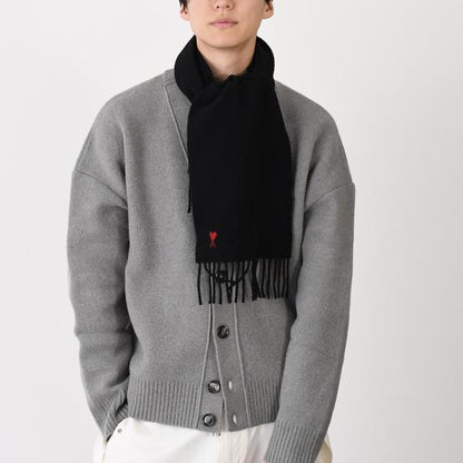 AMI PARIS AMI DE COEUR 울 머플러 