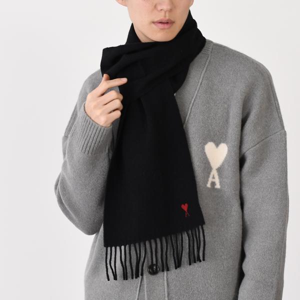 AMI PARIS AMI DE COEUR 울 머플러 