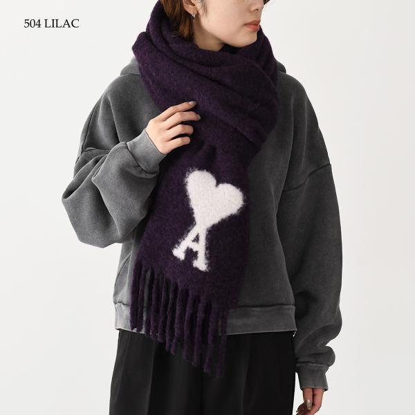 AMI PARIS Ami de Coeur オーバーサイズ スカーフ