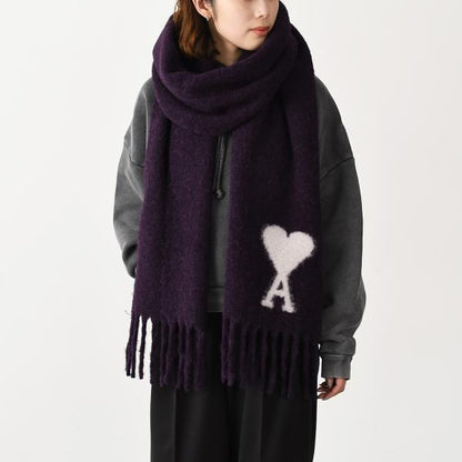 AMI PARIS Ami de Coeur オーバーサイズ スカーフ