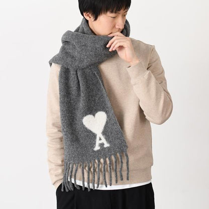 AMI ALEXANDRE MATTIUSSI Ami de Coeur Oversized Scarf 