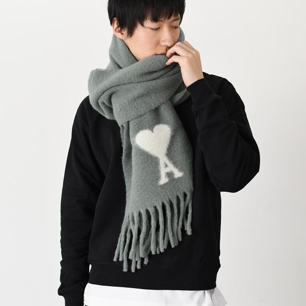 AMI ALEXANDRE MATTIUSSI Ami de Coeur Oversized Scarf 