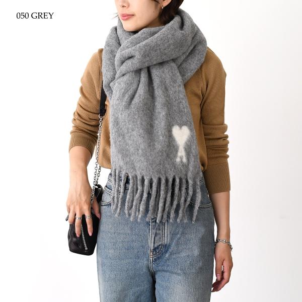 Ami De Coeur アルパカ ピュアウール ポリアミドブレンド オーバーサイズ スカーフ