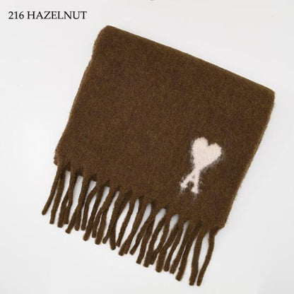 Ami De Coeur アルパカ ピュアウール ポリアミドブレンド オーバーサイズ スカーフ