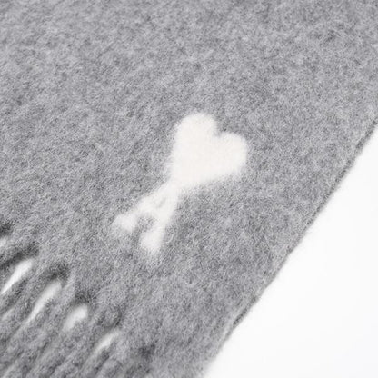 AMI PARIS AMI DE COEUR 울 머플러 