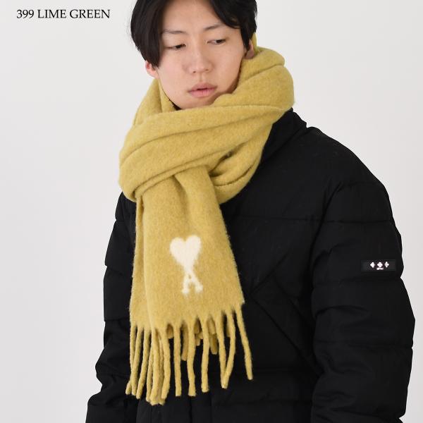 AMI PARIS AMI DE COEUR 울 머플러 