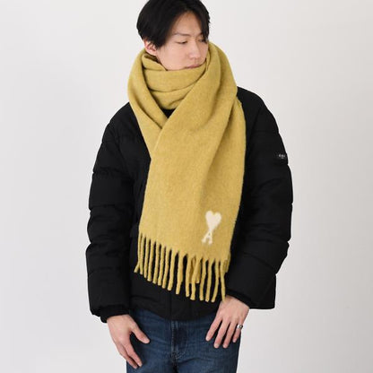 AMI PARIS AMI DE COEUR 울 머플러 