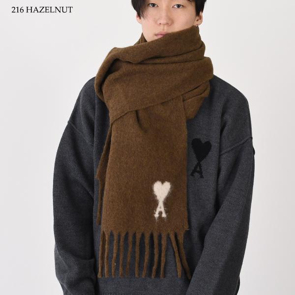 AMI PARIS AMI DE COEUR 울 머플러 