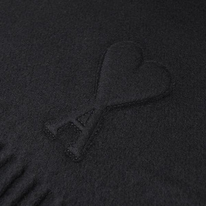 AMI PARIS AMI DE COEUR エンボス スカーフ