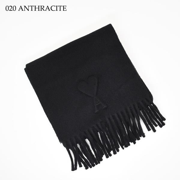 AMI PARIS AMI DE COEUR エンボス スカーフ