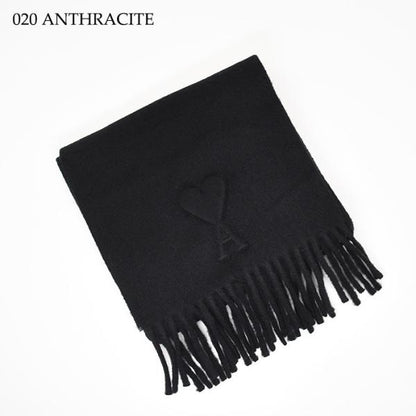 AMI PARIS AMI DE COEUR エンボス スカーフ