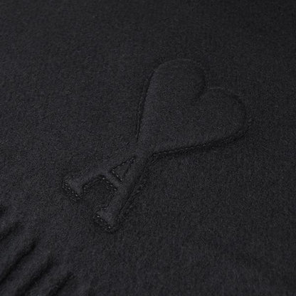 AMI PARIS AMI DE COEUR エンボス スカーフ