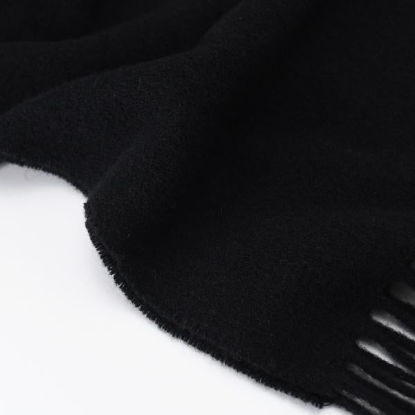 AMI PARIS AMI DE COEUR アミパリス Ami De Coeur ウール フリンジ クラシック スカーフ