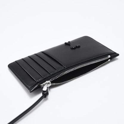 AMI PARIS パルメラートレザー ジップ カードホルダー