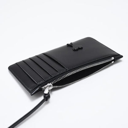 AMI PARIS パルメラートレザー ジップ カードホルダー