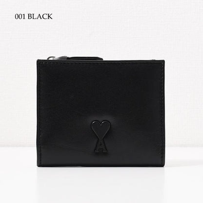 AMI ALEXANDRE MATTIUSSI Voulez-Vous Fold Wallet in smooth leather 