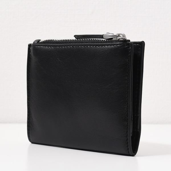 AMI ALEXANDRE MATTIUSSI Voulez-Vous Fold Wallet in smooth leather 