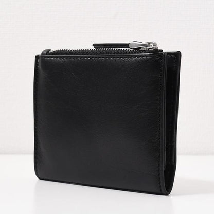 AMI ALEXANDRE MATTIUSSI Voulez-Vous Fold Wallet in smooth leather 