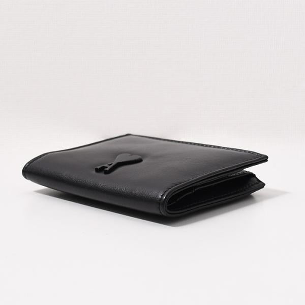 AMI ALEXANDRE MATTIUSSI Voulez-Vous Fold Wallet in smooth leather 
