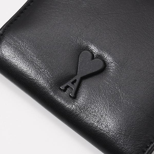 AMI ALEXANDRE MATTIUSSI Voulez-Vous Fold Wallet in smooth leather 