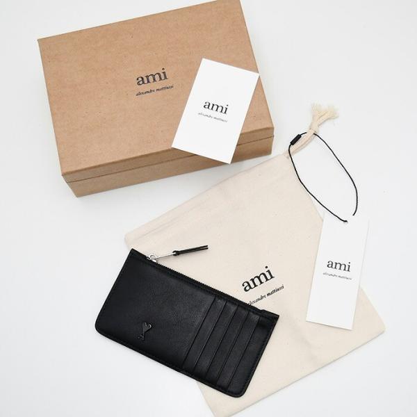 AMI PARIS AMI DE COEUR Ami De Coeur ジップ カードホルダー