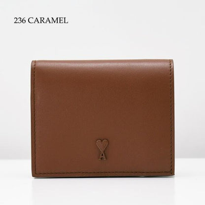 AMI PARIS AMI DE COEUR Ami De Coeur スムースレザー バイフォールドウォレット