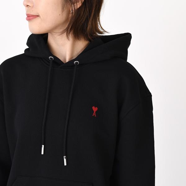 Ami de Coeur 루프백 오가닉 코튼 플리스 파커 