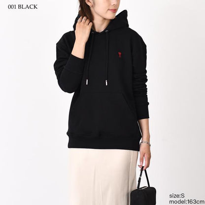 Ami de Coeur 루프백 오가닉 코튼 플리스 파커 