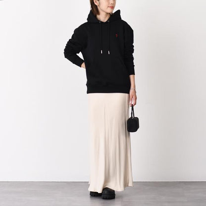 Ami de Coeur 루프백 오가닉 코튼 플리스 파커 